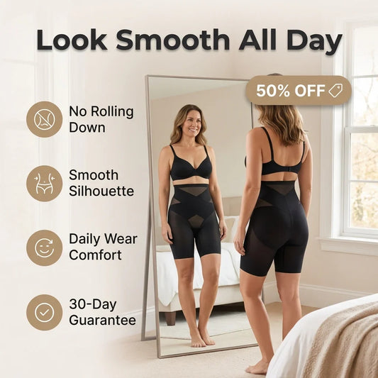 Shapewear-Shorts – Definierte Silhouette ohne Hochrollen oder Einschnüren
