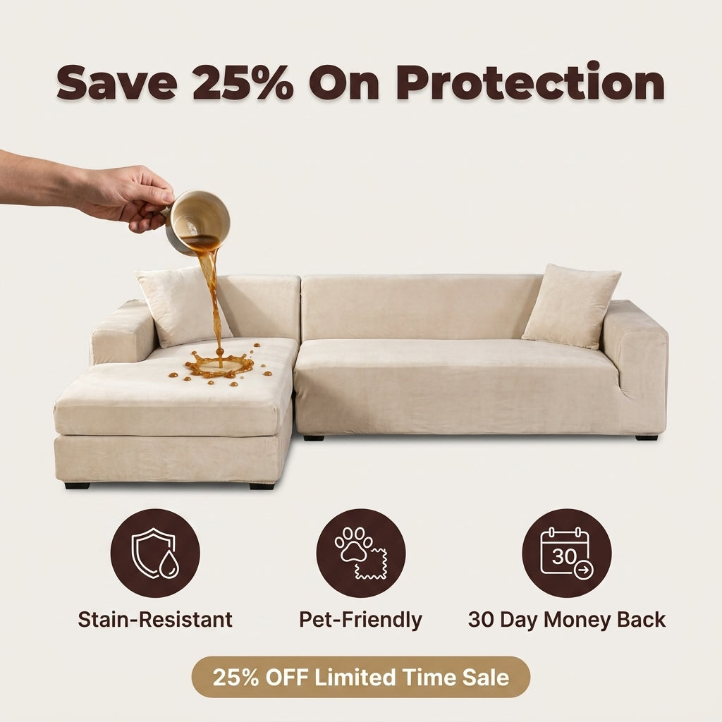 Premium Universal Sofaüberzug – Vollständiger Fleckenschutz
