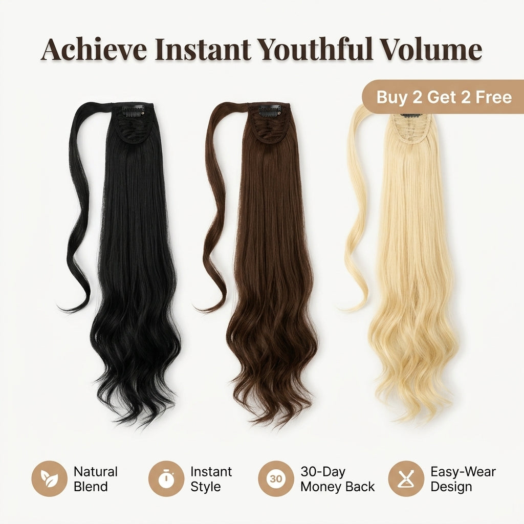 Valcero Pferdeschwanz-Extension – Natürlicher Look & Gefühl