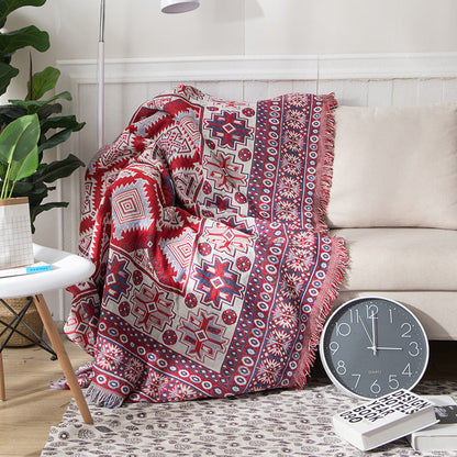 BohoNest™ | Wendbare Bohemian-Wurfdecke mit Quasten