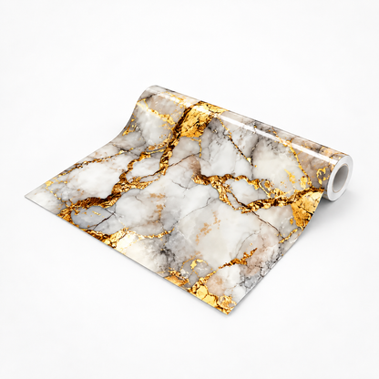 Marbelle™ | Selbstklebende Marmor-Tapete (60 cm × 10 m) – Verwandle Küche & Möbel im Handumdrehen in einen edlen Hingucker!