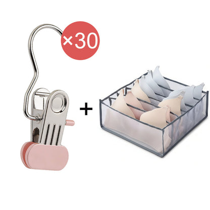 GripLock Pro™ | Multifunktionale Edelstahl-Klemmhaken mit Anti-Rutsch-Griff