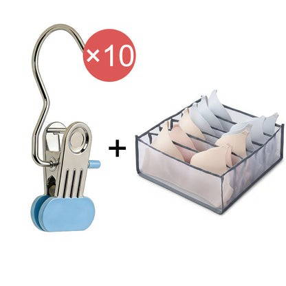 GripLock Pro™ | Multifunktionale Edelstahl-Klemmhaken mit Anti-Rutsch-Griff