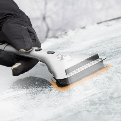 IceHeat™ | Beheizter 12V-Eiskratzer mit Teleskopgriff – Schluss mit mühsamem Eiskratzen! Schnell & bequem durch den Winter!