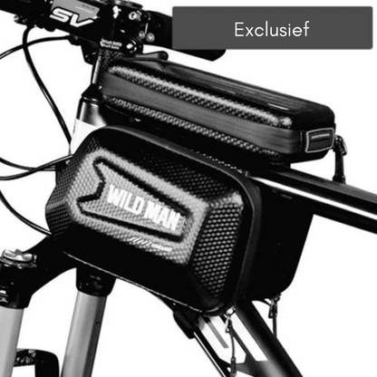 Fahrrad-Rahmentasche mit Handy-Fenster – Wasserdichtes Hardcase | Letzter Tag Rabatt!