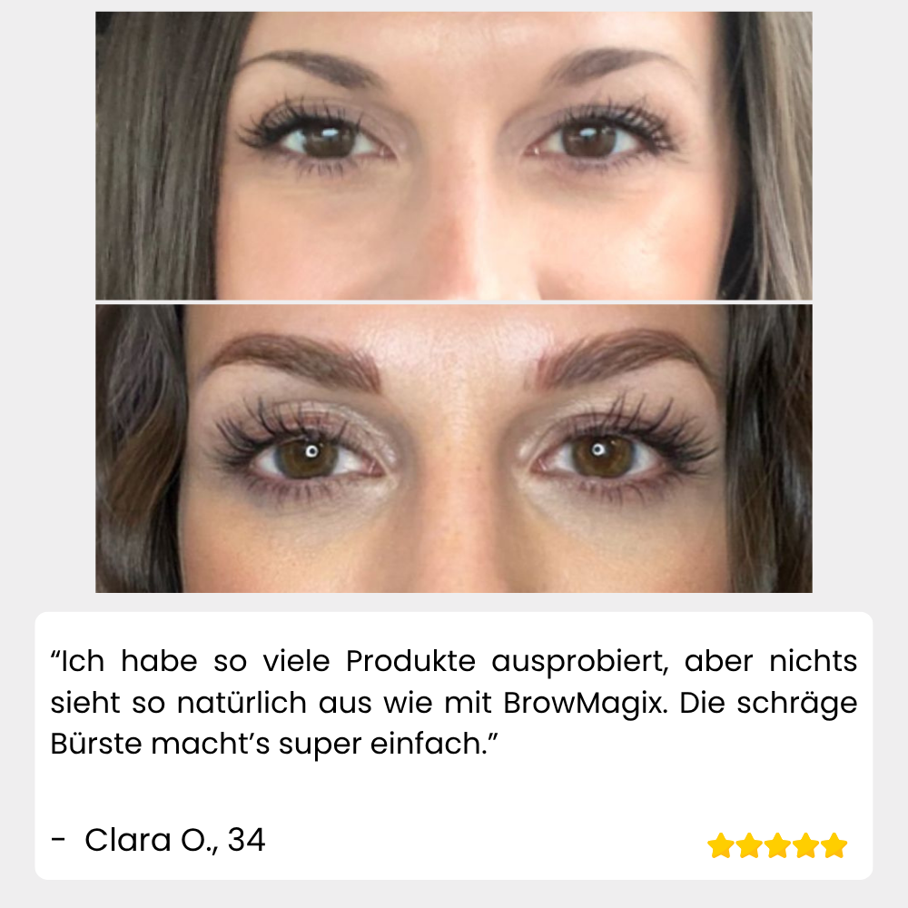 BrowMagix™ — Verleiht dir atemberaubend natürliche Brauen, die jeden Blick fesseln