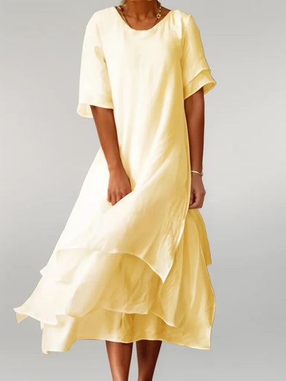 50% Rabatt | ELOISE | Luftiges Baumwoll-Maxikleid für stilvolle Sommertage