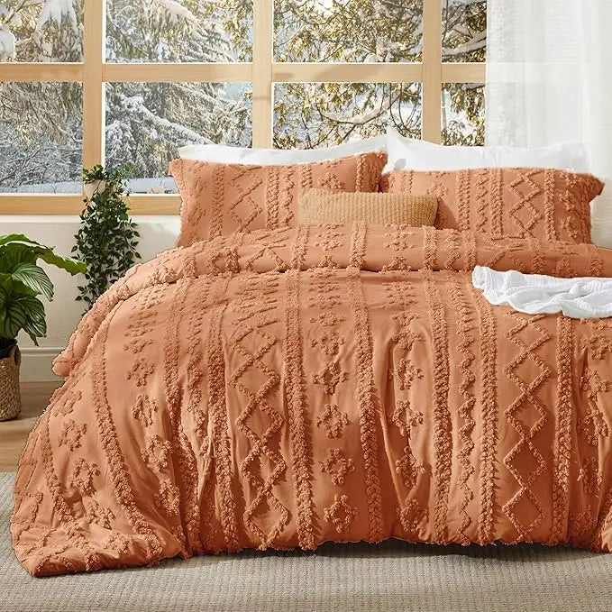 CozyNest™ | Weiches Boho-Bettdecken-Set mit Kissenbezügen | Letzter Tag Rabatt!