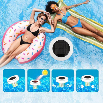 SolarSplash – Solarbetriebener Poolreiniger für mühelose Sauberkeit — spart Zeit, Aufwand und Energie.