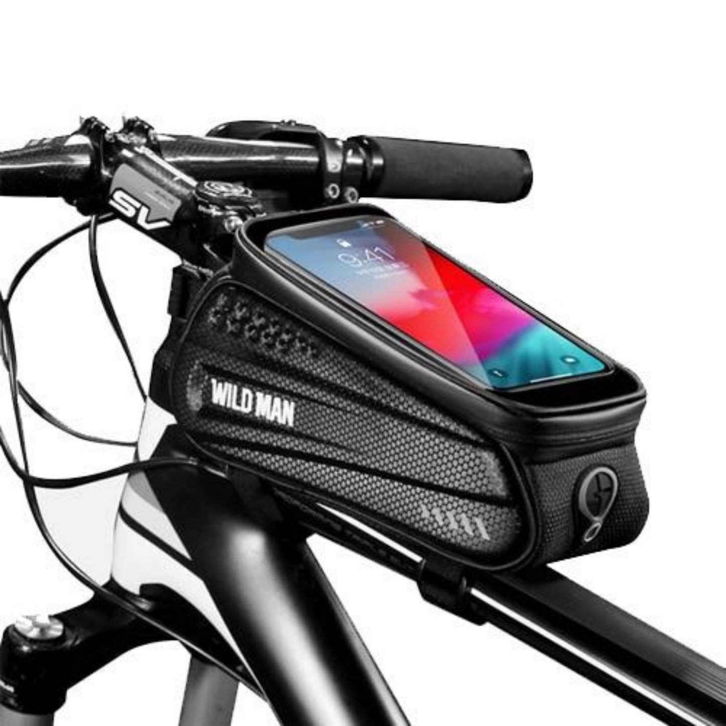 Fahrrad-Rahmentasche mit Handy-Fenster – Wasserdichtes Hardcase | Letzter Tag Rabatt!