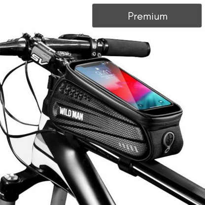 Fahrrad-Rahmentasche mit Handy-Fenster – Wasserdichtes Hardcase | Letzter Tag Rabatt!