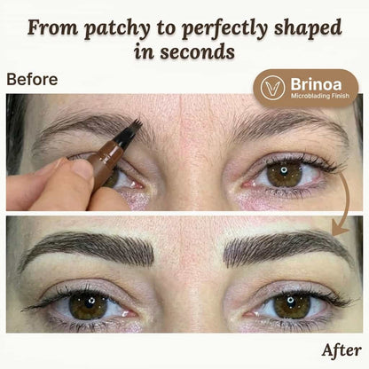 Wasserfester Microblading Augenbrauenstift – Wischfest, 12 Stunden Halt