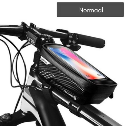 Fahrrad-Rahmentasche mit Handy-Fenster – Wasserdichtes Hardcase | Letzter Tag Rabatt!
