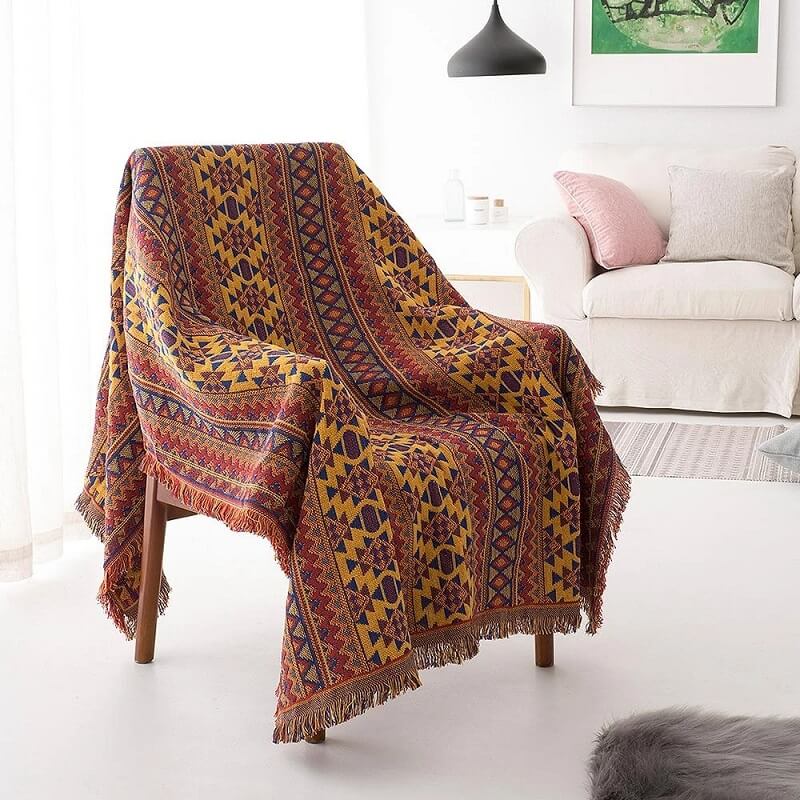 BohoNest™ | Wendbare Bohemian-Wurfdecke mit Quasten