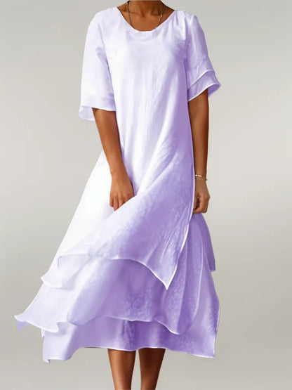 50% Rabatt | ELOISE | Luftiges Baumwoll-Maxikleid für stilvolle Sommertage