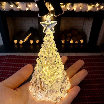 Nachtlicht | Mini LED Weihnachtsbaum | 10,5 cm