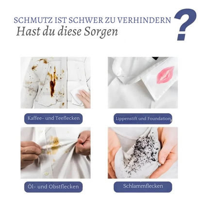 Fleckenentferner mit Enzymen 120 ml | Gegen Fett, Öl, Tinte & Essensflecken | Vorbehandlung für Wäsche | Schonend zu Textilien
