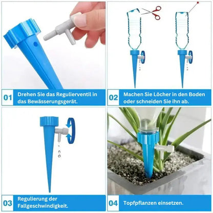 AquaPulse — Automatische Pflanzenbewässerungs-Spikes für Flaschen