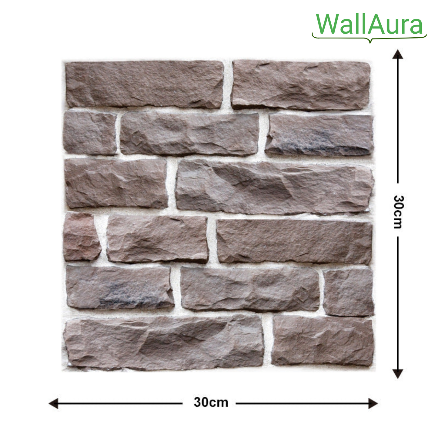 2+2 Gratis | WallAura™ 4er Set 3D Hochwertige Wandfliesen Selbstklebend 30x30 cm
