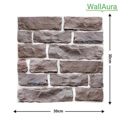 2+2 Gratis | WallAura™ 4er Set 3D Hochwertige Wandfliesen Selbstklebend 30x30 cm