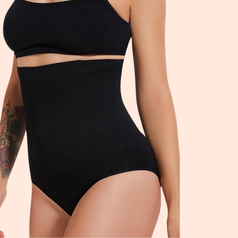 Rutschfeste Shaping-Panty-Shorts mit hohem Bund