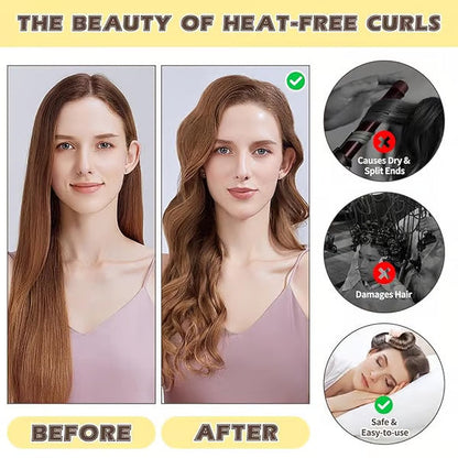 Satin Smooth hitzefreie Lockenwickler – Styling-Set ohne Hitze für Haare