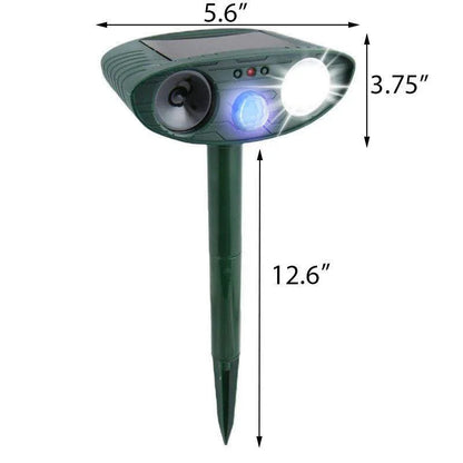 DeerShield™ | Solarbetriebener Ultraschall-Tierabwehrer