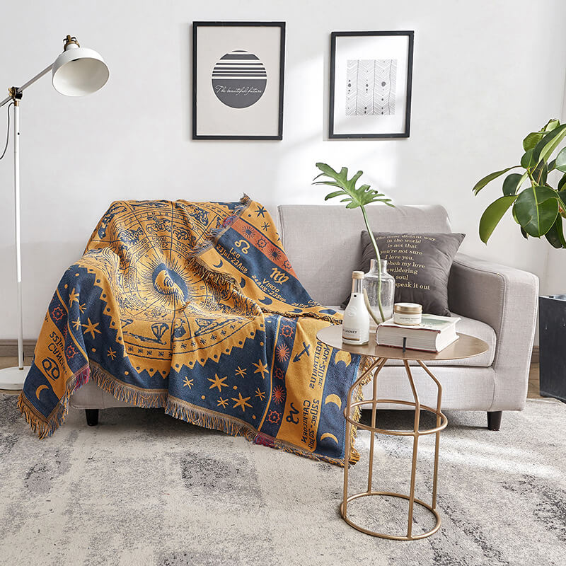 BohoNest™ | Wendbare Bohemian-Wurfdecke mit Quasten