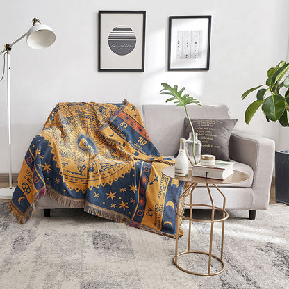BohoNest™ | Wendbare Bohemian-Wurfdecke mit Quasten