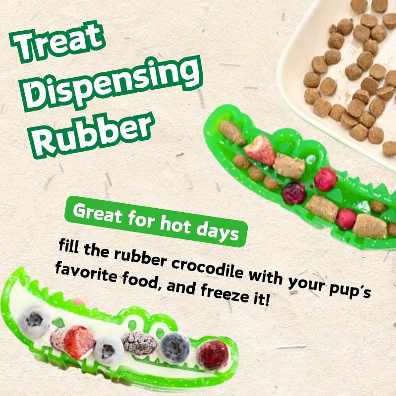 SnackSaver™ | Interaktives Krokodil-Hundespielzeug