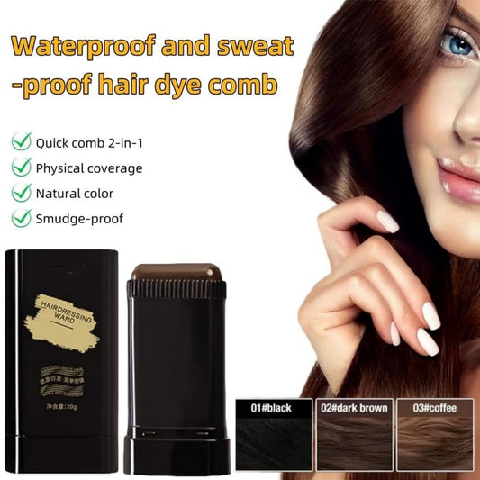 CoraTint — Haaransatz-Touch-up-Puderstick mit Kamm-Applikator