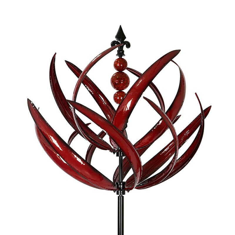 Lotus Windspinner – Bewegende Metall Gartendeko für Frühling & Sommer | 50% Rabatt