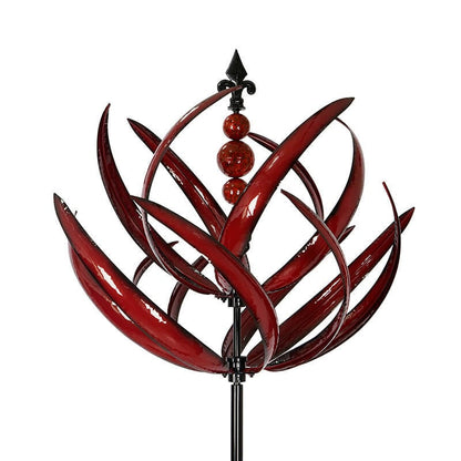 Lotus Windspinner – Bewegende Metall Gartendeko für Frühling & Sommer | 50% Rabatt