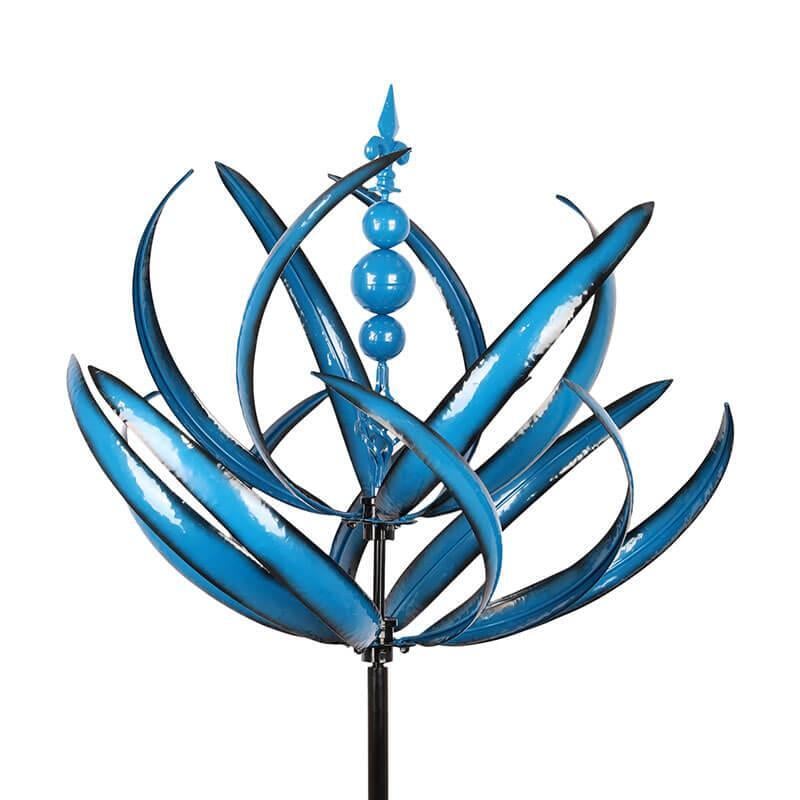 Lotus Windspinner – Bewegende Metall Gartendeko für Frühling & Sommer | 50% Rabatt