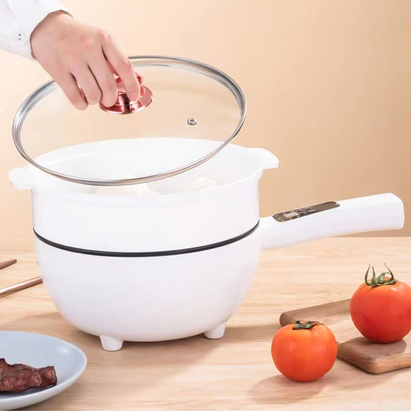 Elektrischer Multikocher 3–4 L | Braten, Schmoren, Dämpfen & Kochen | Antihaft, Timer 1–12 h | Kompakt mit Warmhalten