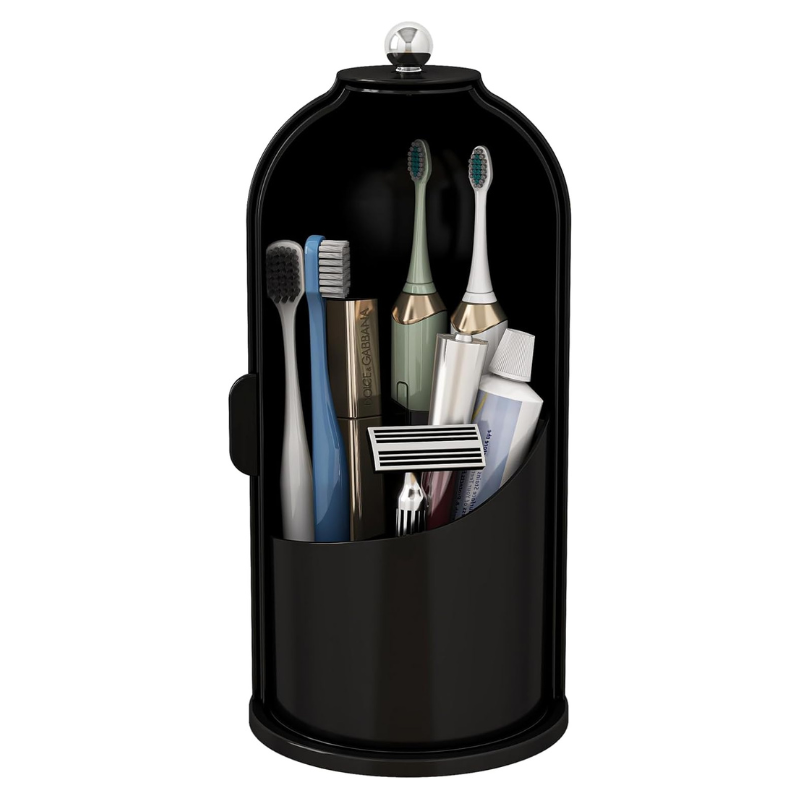 360° drehbarer Kosmetik‑Organizer für die Aufbewahrung am Schminktisch