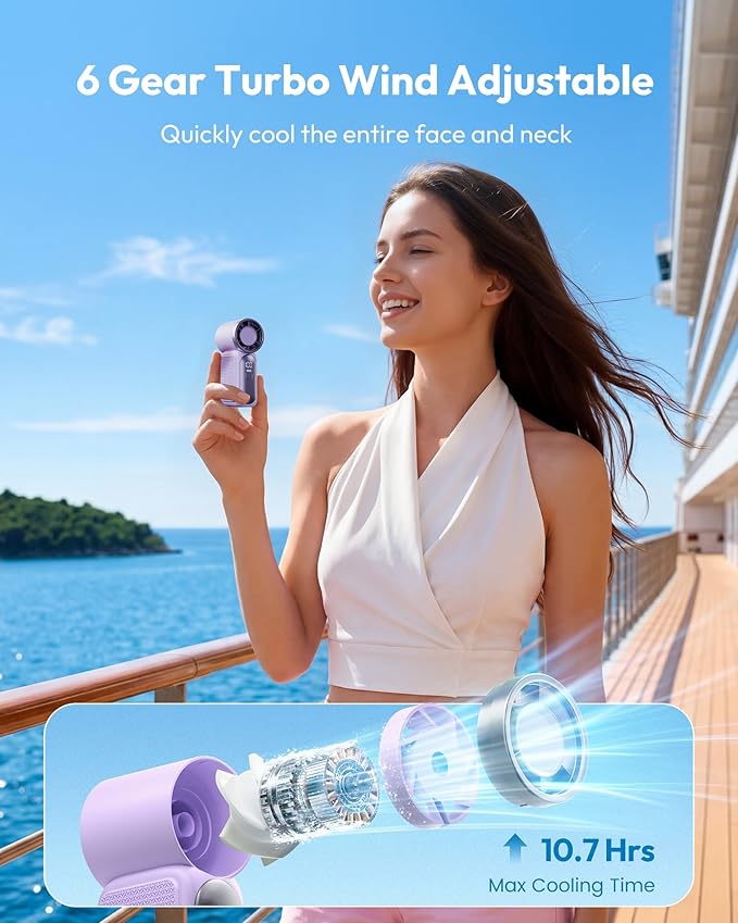 VentoPulse™ | Tragbarer Turbo-Handventilator