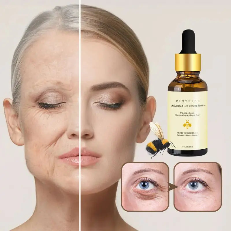 Hochwirksames Bienengift-Serum | Sehen Sie in 7 Tagen 10 Jahre jünger aus!