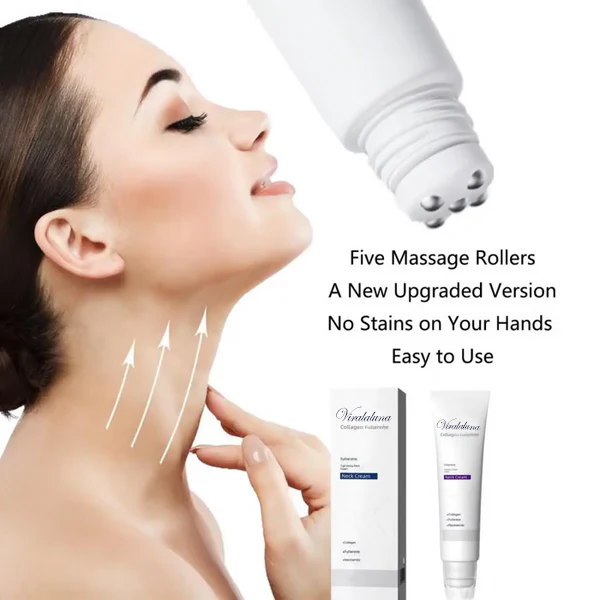 🧴 Anti-Aging Roll-On Gesichts- & Halscreme – Kollagen & Hyaluronsäure | Für strahlende, glatte & straffe Haut
