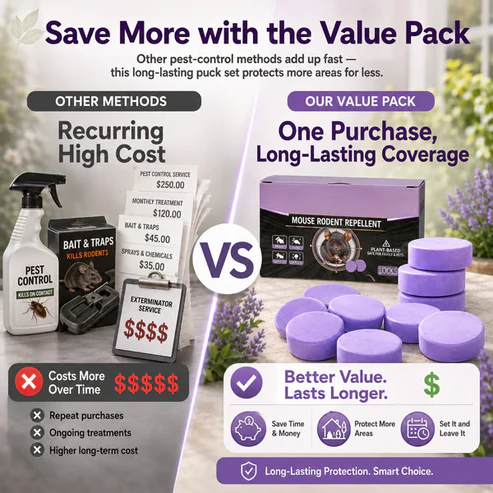All-Natural Peppermint & Cinnamon Pest & Rodent Repellent Pucks