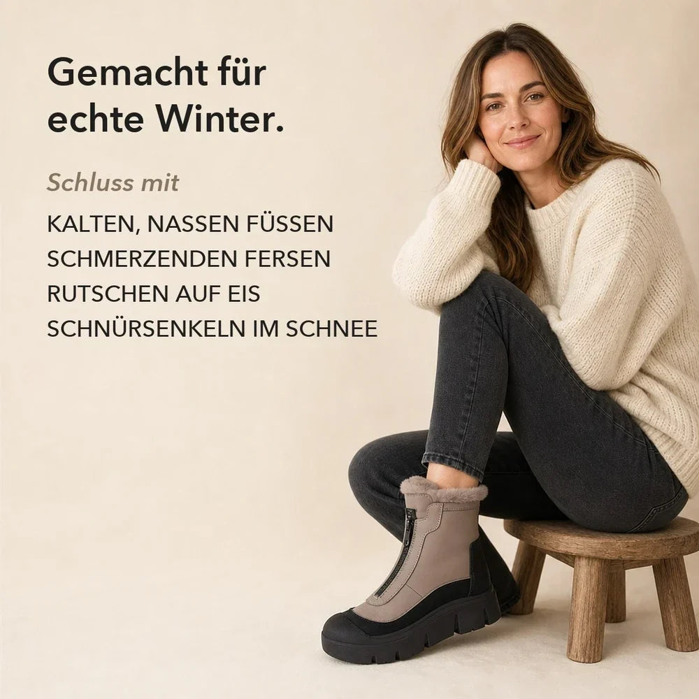 ZipWarm™ | Orthopädische Winterstiefel mit Reißverschluss