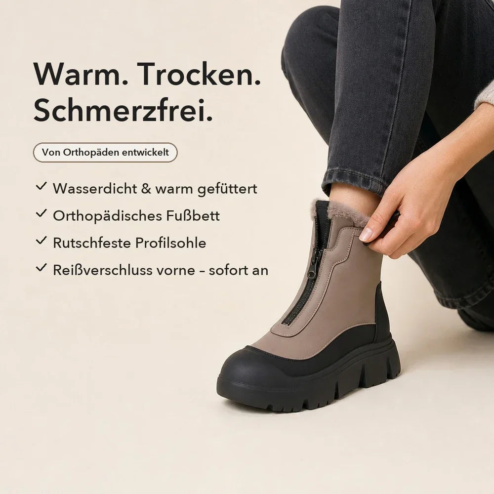 ZipWarm™ | Orthopädische Winterstiefel mit Reißverschluss