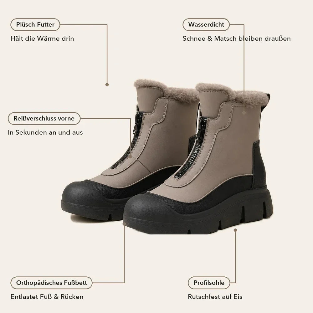 ZipWarm™ | Orthopädische Winterstiefel mit Reißverschluss