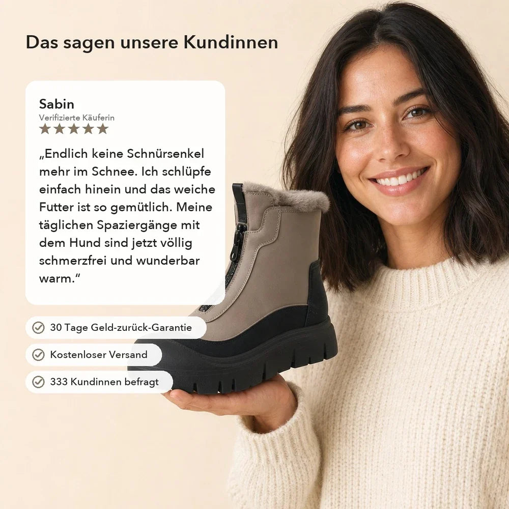 ZipWarm™ | Orthopädische Winterstiefel mit Reißverschluss