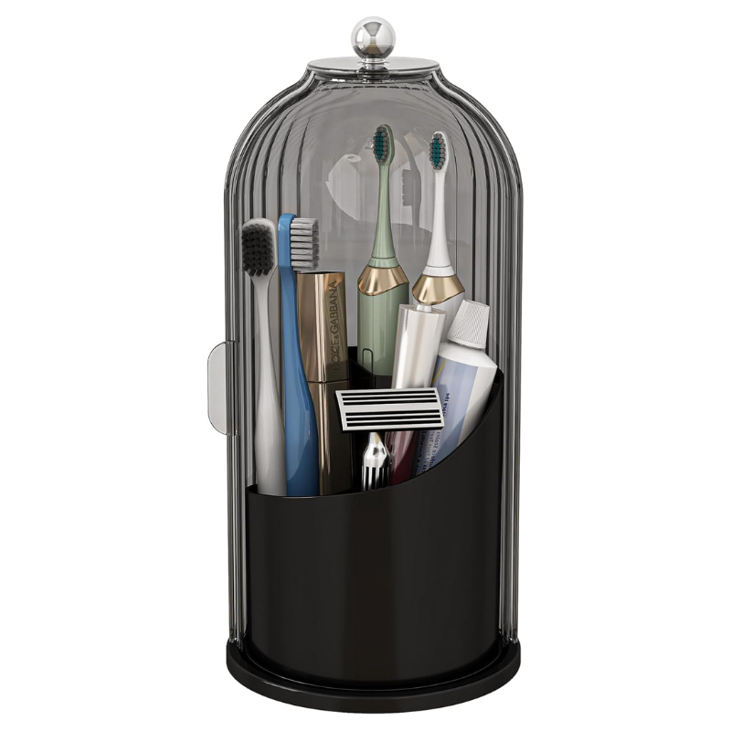 360° drehbarer Kosmetik‑Organizer für die Aufbewahrung am Schminktisch