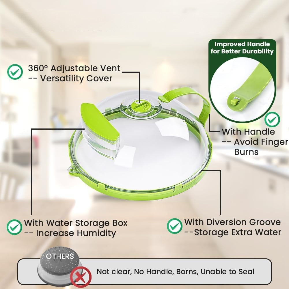 WarmSeal™ – Für gleichmäßig erwärmte Mahlzeiten und eine saubere Mikrowelle! [Letzter Tag Rabatt]
