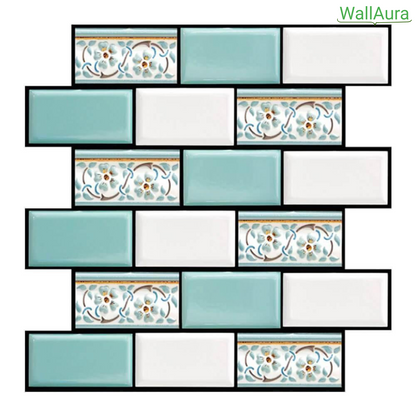 2+2 Gratis | WallAura™ 4er Set 3D Hochwertige Wandfliesen Selbstklebend 30x30 cm