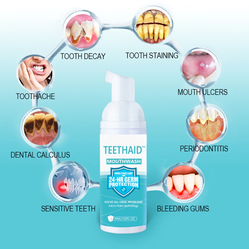 BrightMint™ Premium Mundspülung – Für Frischen Atem & Strahlend Gepflegte Zähne