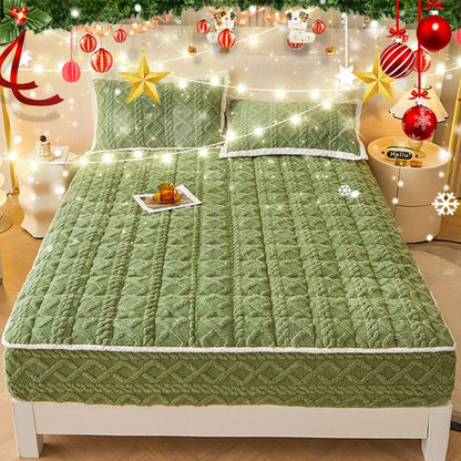 CozyWrap™ | Dicke warme Spannbettauflage