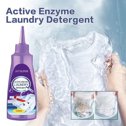 Fleckenentferner 120 ml mit aktiven Enzymen | Sofort-Reiniger für Kleidung & Polster | für weiße, dunkle & bunte Stoffe